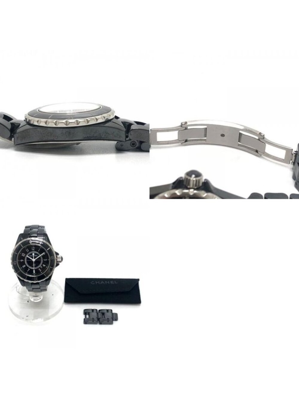 Chanel Watch Ceramic Black - Picture 9 of 9